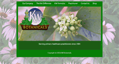 Desktop Screenshot of kwbotanicals.com